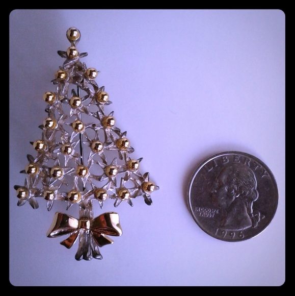 ๐๐ Precious, Vintage Christmas tree brooch - Picture 2 of 7